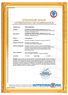 Zhongda Smart  CE Certificate