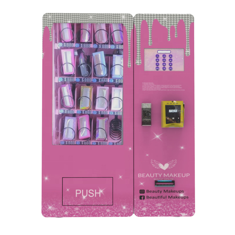 Pink Eyelash Tabletop Vending Machine
