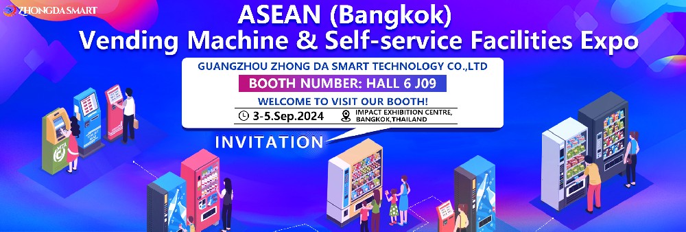 Sep. 3 - 6, Guangzhou Zhongda Smart Technology Co., Ltd. invite you to meet Asia Thailand vending ma