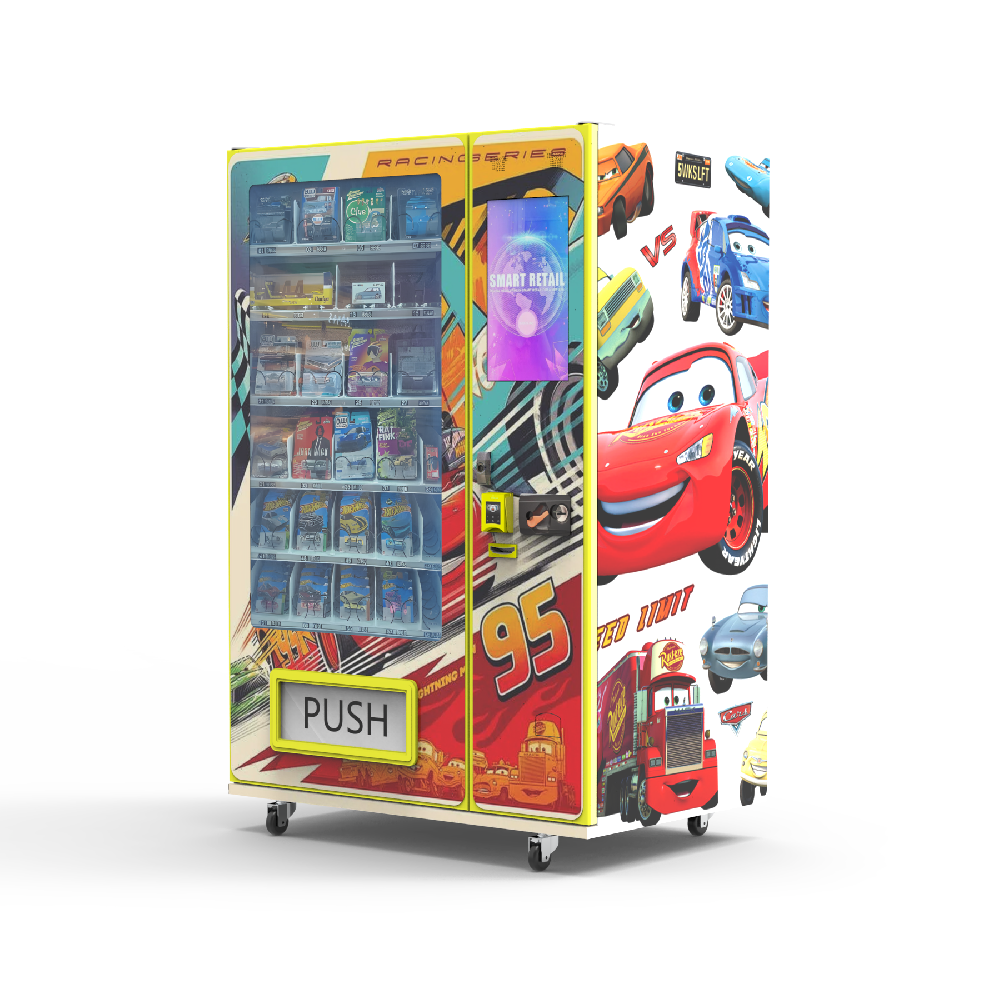 Hot Wheel trading card vending machine