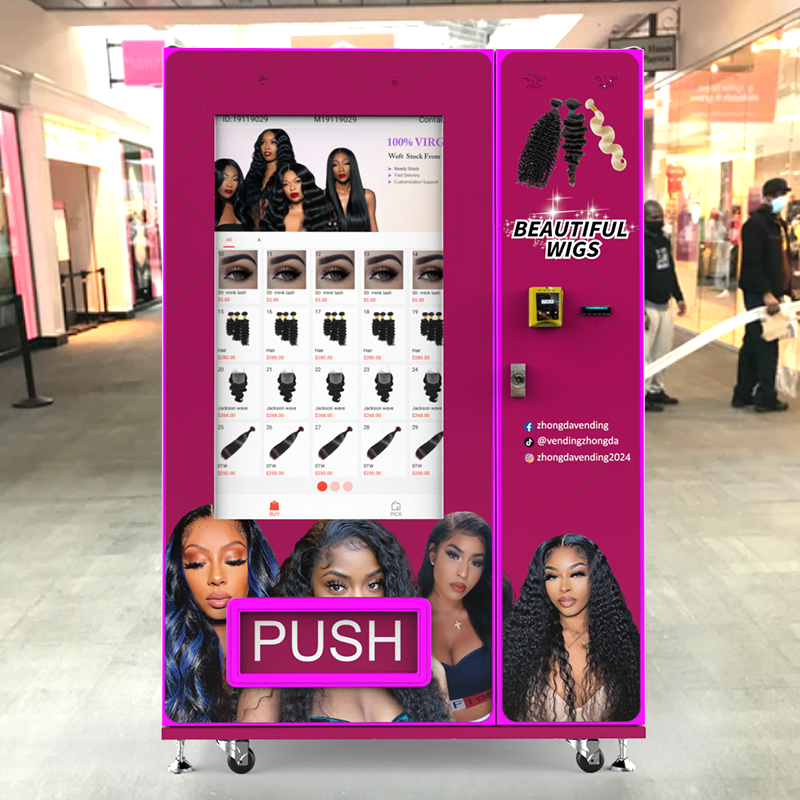 49-inch touch screen wig vending machine