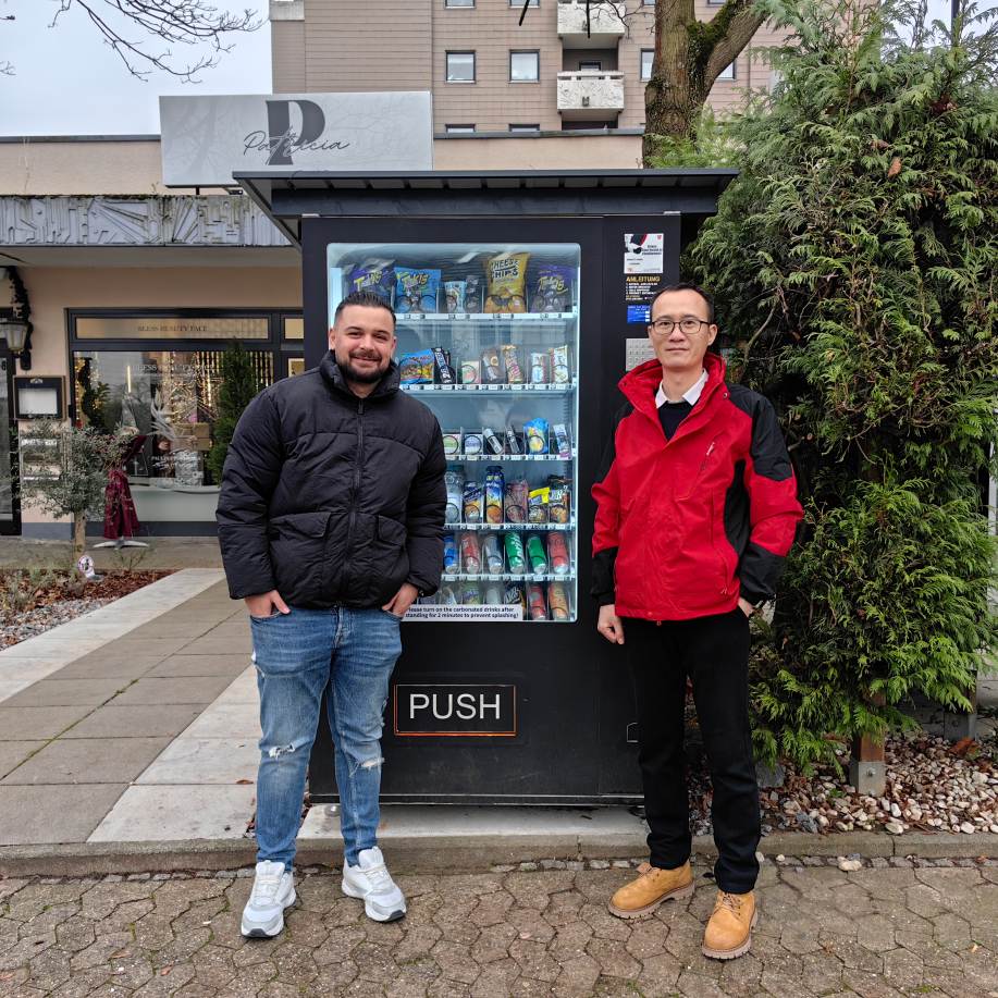Zhongda vending machine in Germany