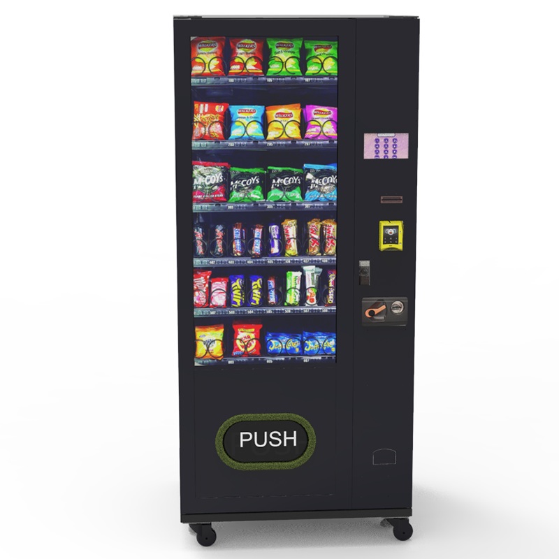 Mini drink and snack combine vending machine