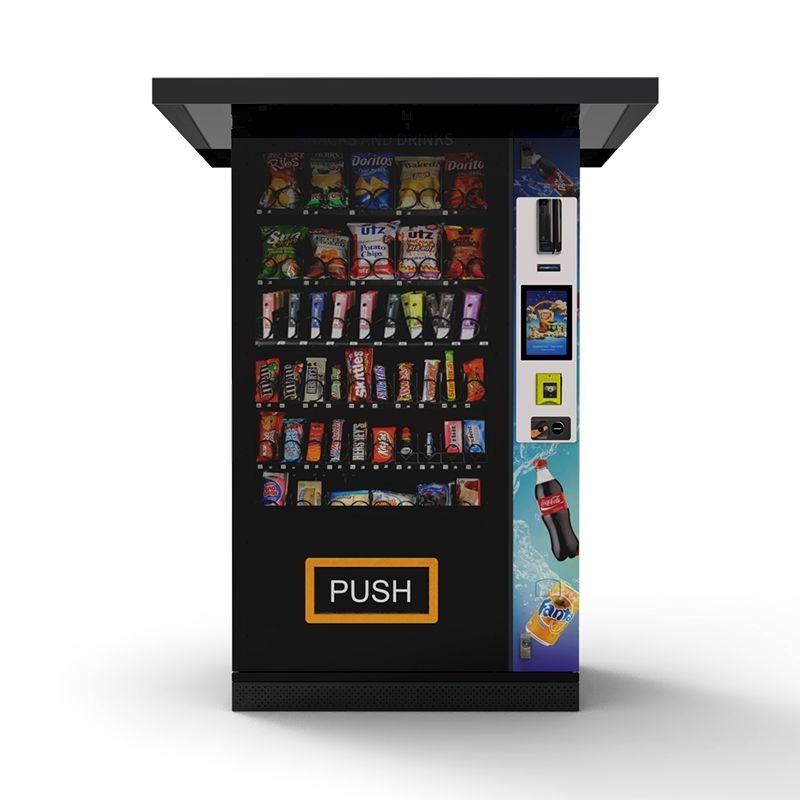 Deutscher Bestseller: Outdoor-tauglicher Kombi-Automat für Snacks und Getränke