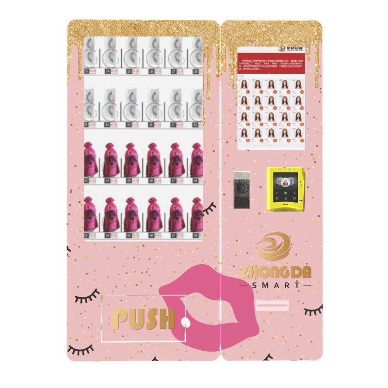 10-inch screen Lash vending machine