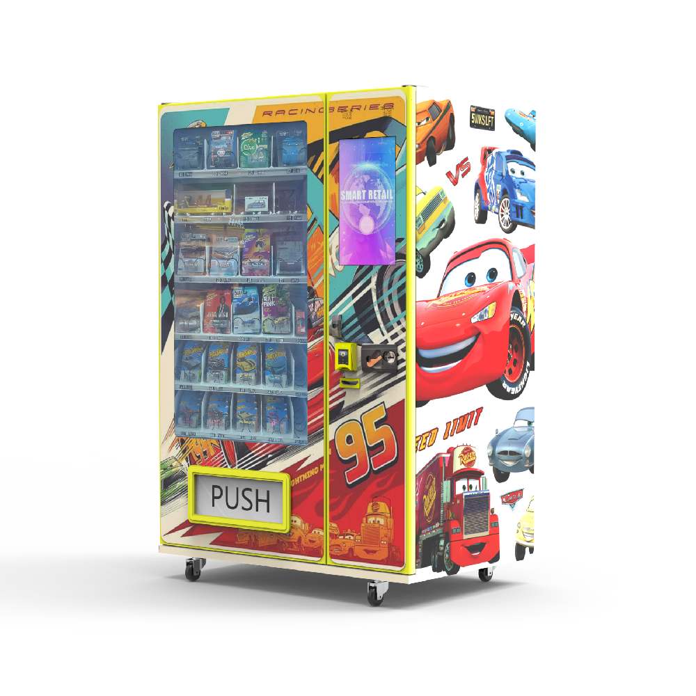 Hot Wheel trading card vending machine