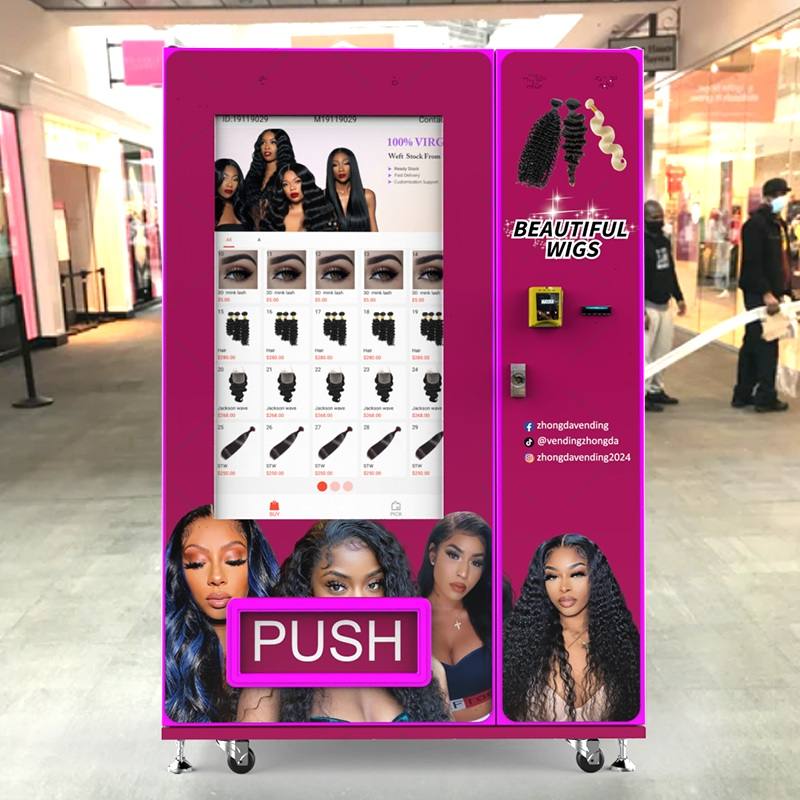 49-inch touch screen wig vending machine