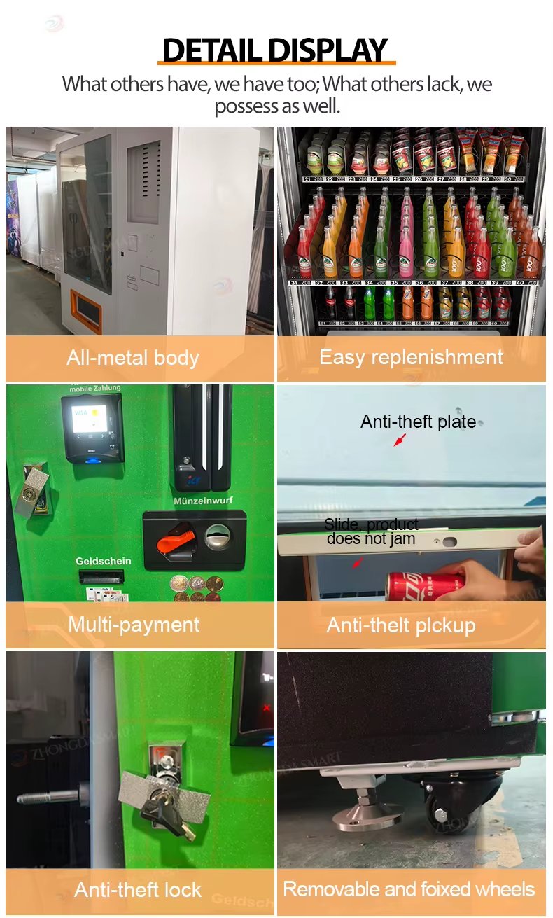 Smart vending machine manufacturer with global payment support