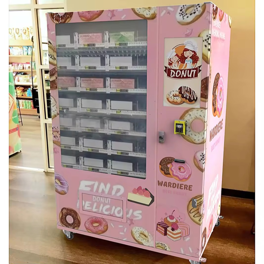 CE Certified Sandwich Vending Machine - Automatic Lift for Salad & Cupcake