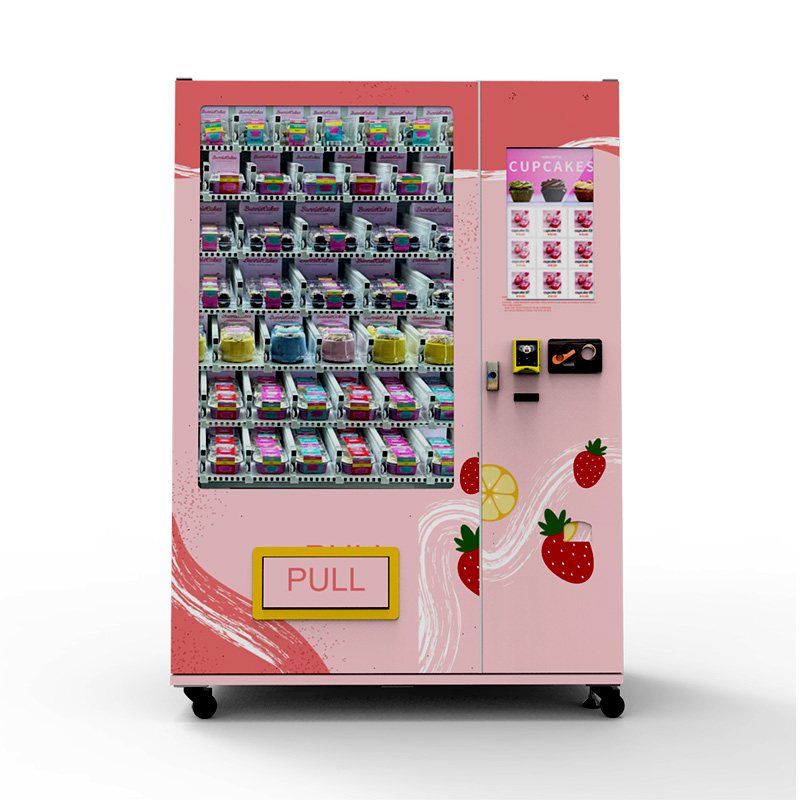 Custom refrigerated elevator vending machines for fragile products