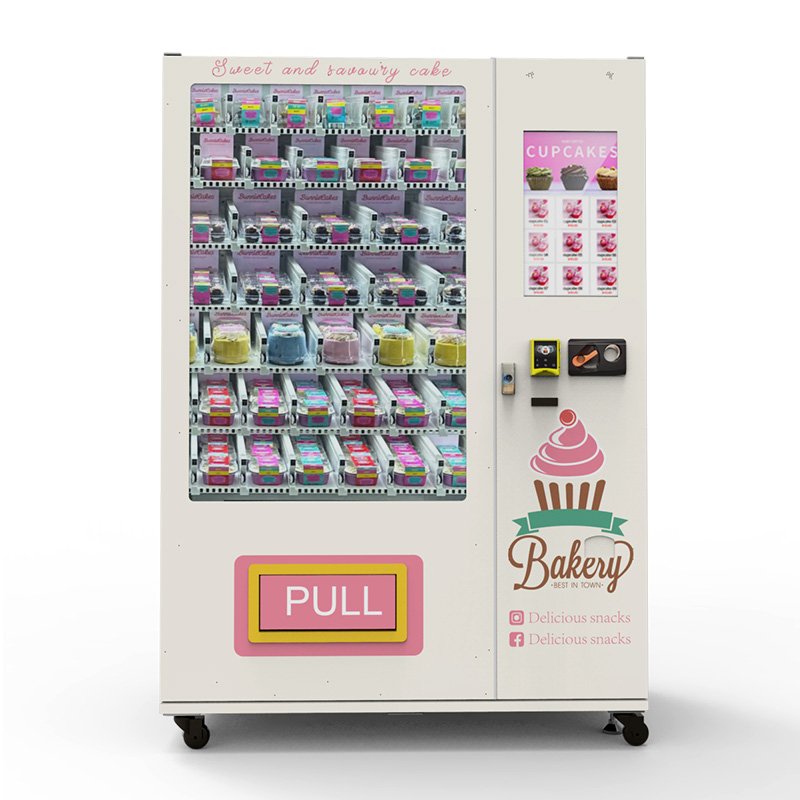 Custom refrigerated elevator vending machines for fragile products