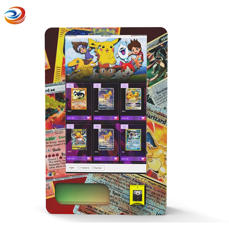 Wall-Mounted Card Mini Vending Machine | Compact Smart Cashless Retail Solution