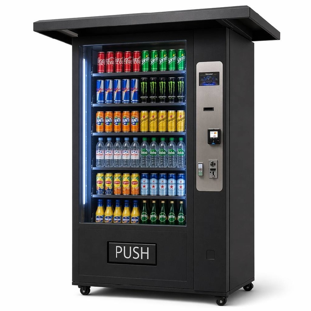 Outdoor Cold Drink and Snack Combo Vending Machine for Sale