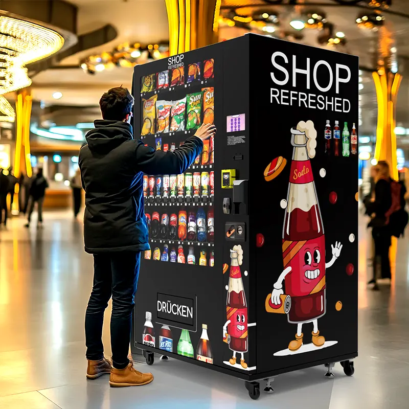 Smart Vending Machine With Card Reader for Sale